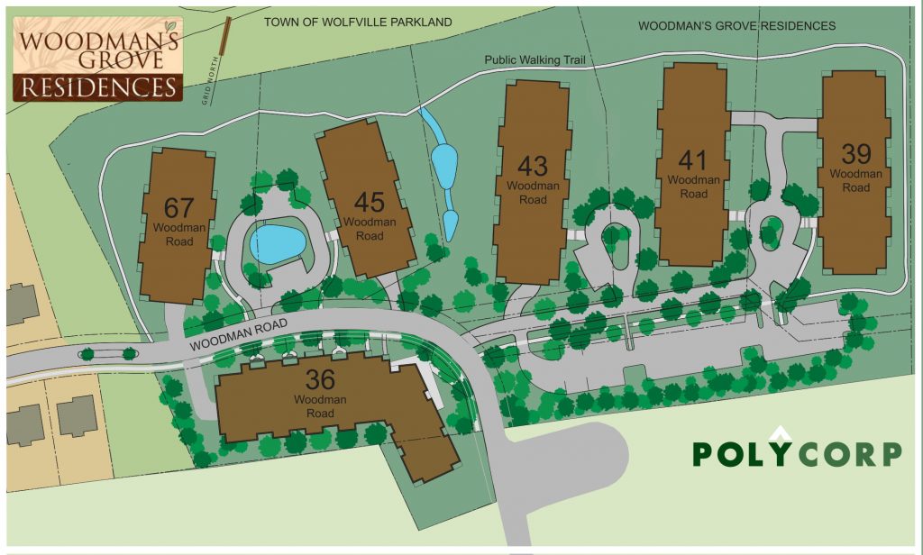 Woodman's Grove apartment homes for rent Wolfville, NS