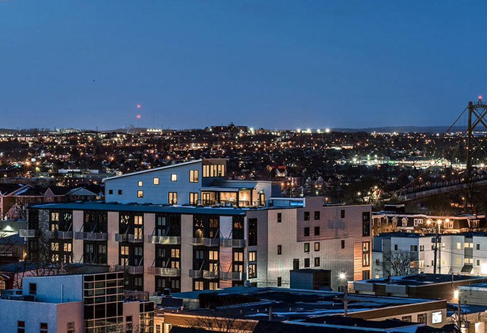 LEED Platinum Q Lofts Condos by POLYCORP Halifax NS