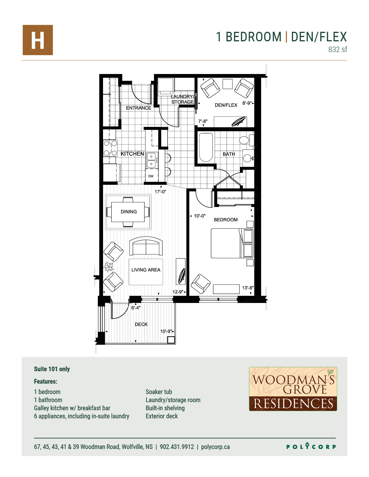 Woodman's Grove floor plan H2